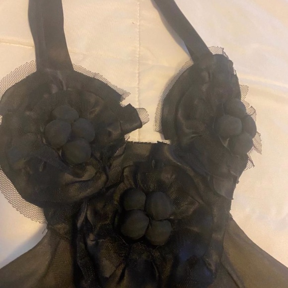 BCBG Max Azria Silk Halter Top - Picture 2 of 4